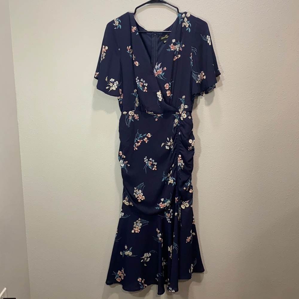 Dee Elly floral midi‎ dress